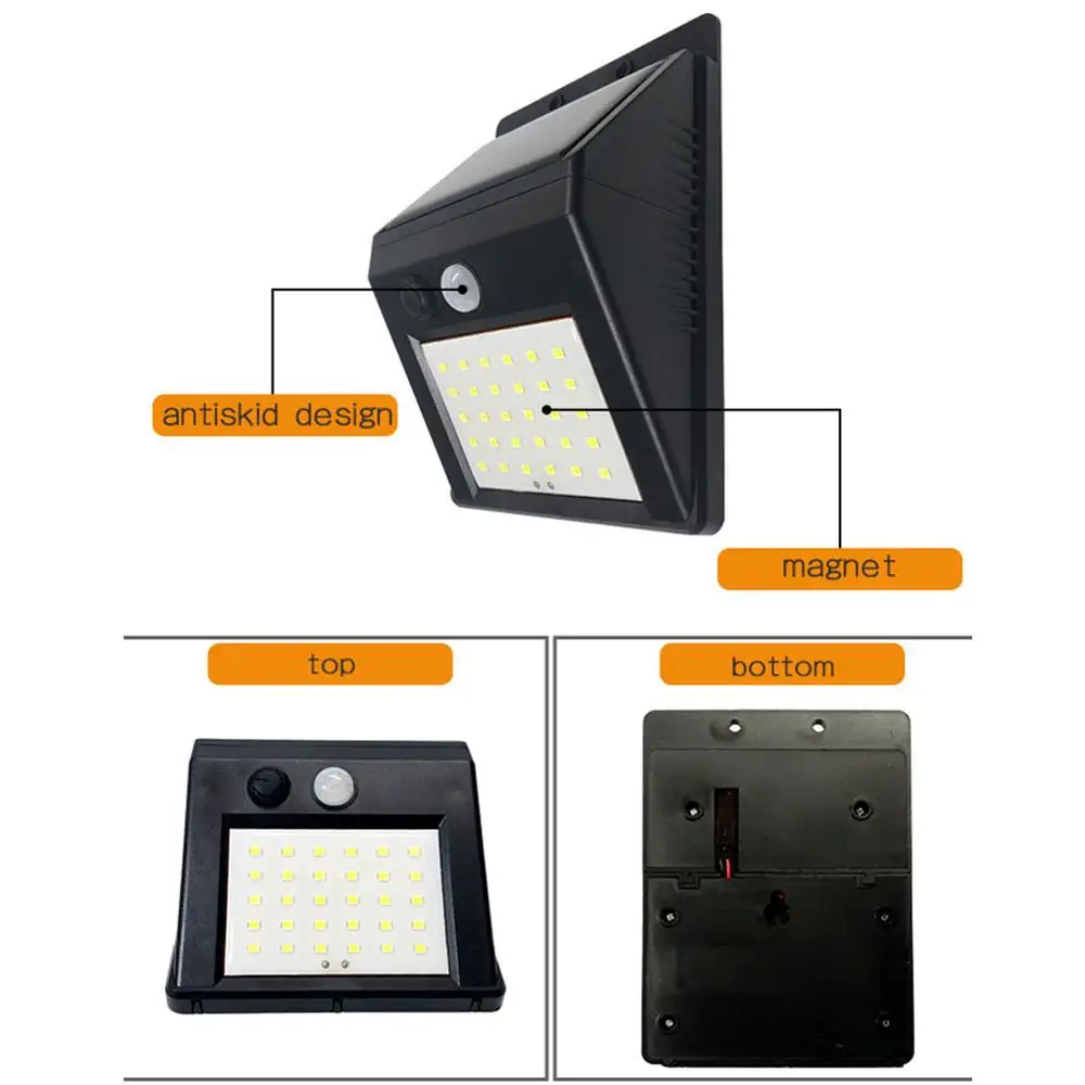 Уличный настсветильник светильник на солнечной батарее с пассивным ИК датчиком
