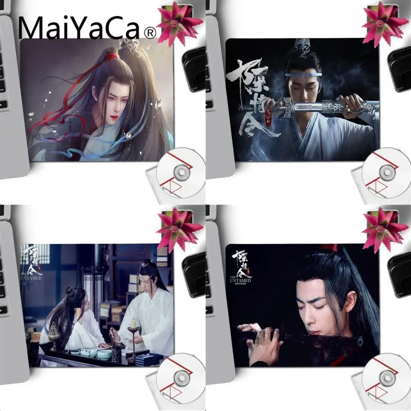 

MaiYaCa Xiao Zhan Wang yibo The Untamed Office Mice Rubber Mouse Pad Anime Mousepad for friend Gift desk pad 29x25cm mousepad