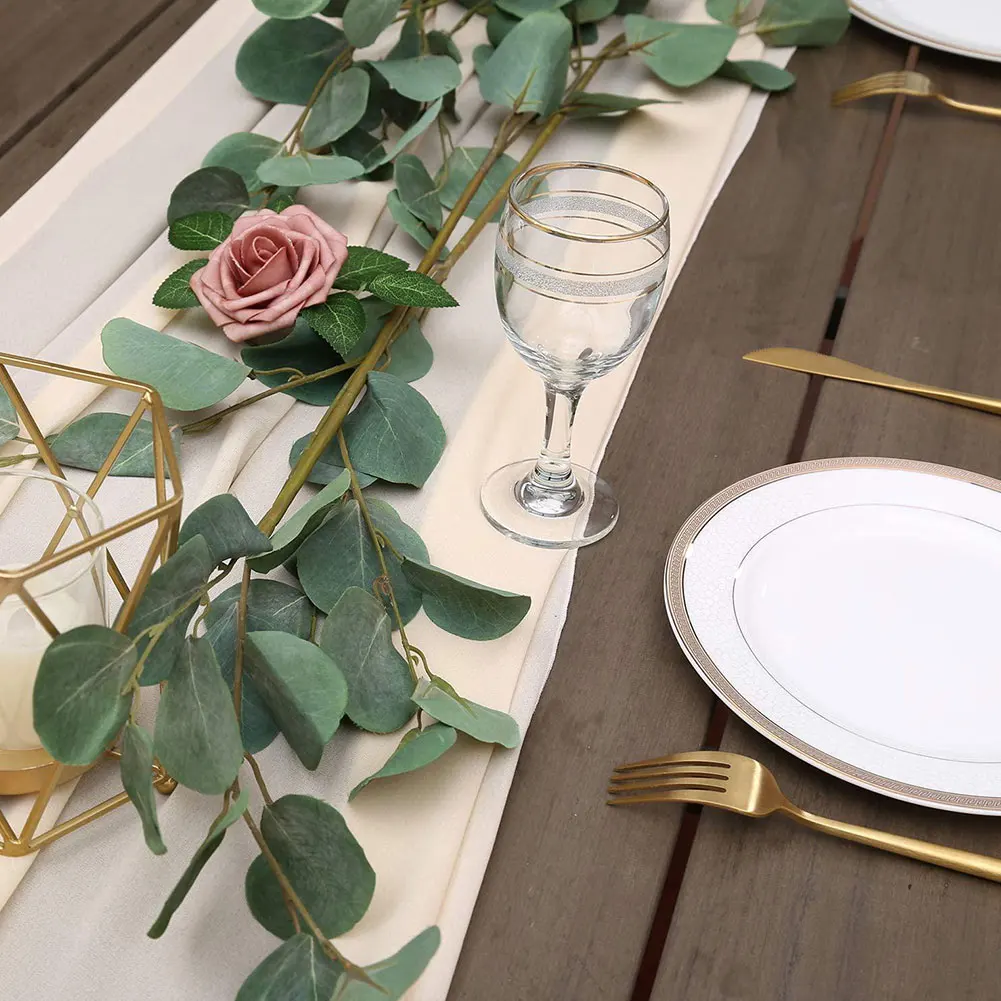 

70x300cm Luxury Table Runner with Tassels for Dining Table Wedding Party Christmas Cake Floral Soft Tablecloth Dining Decoration