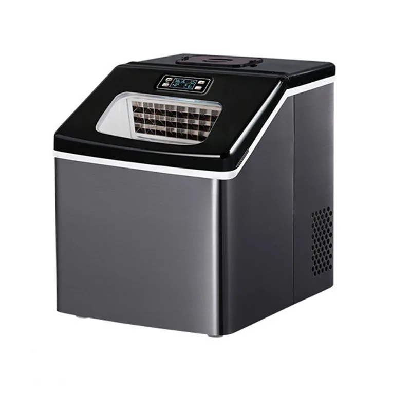 

Small Ice Maker 25KG Commercial 220V Square Ice Cube Making Tools Equipment Household Appliances Frozen Machines for Business