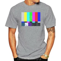 tv television color test pattern off the air t shirt