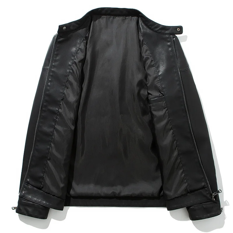 Новинка 2020 демисезонная мотоциклетная куртка из искусственной кожи пальто