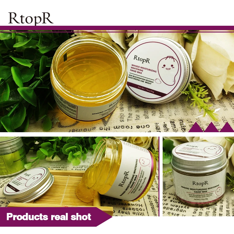 

50g Mango Moisturizing Hand Wax Whitening Skin Hand Mask Repair Exfoliating Calluses Film Anti-Aging Hand Skin Cream