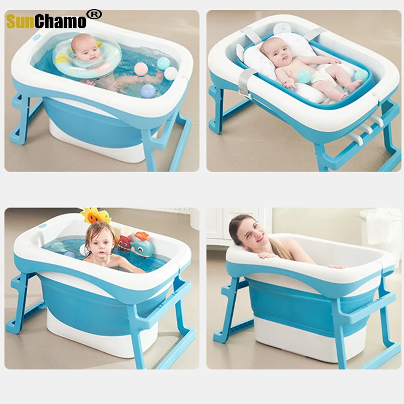 2021 горячая Распродажа ванны младенца детей ведро складной новорожденный Ванна