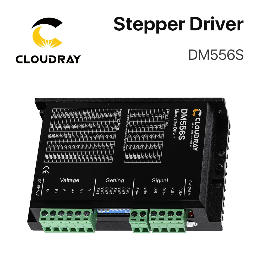 Cloudray 2-фазный шаговый мотор драйвер DM556S поставить Напряжение 18-50VDC Выход 1 4-5.6A ток |