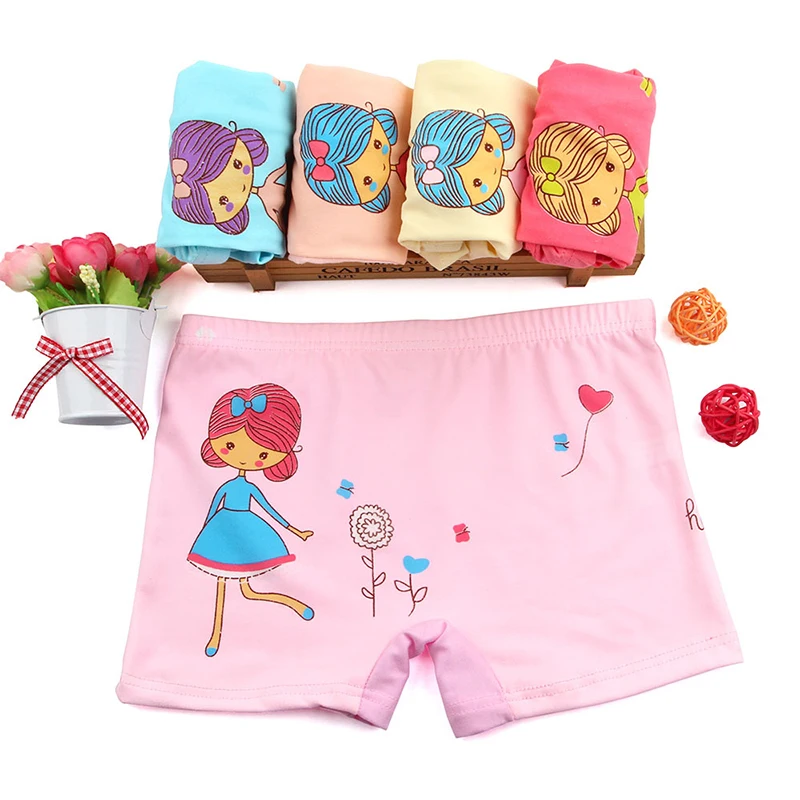 5 шт./лот хлопок детское нижнее белье милые трусы боксеры для маленьких детей