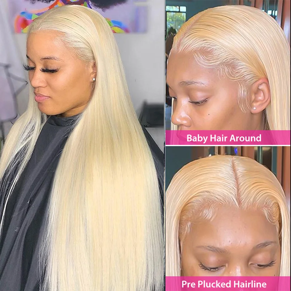 Парик блонд на сетке спереди парик из человеческих волос 30 34 дюйма парики