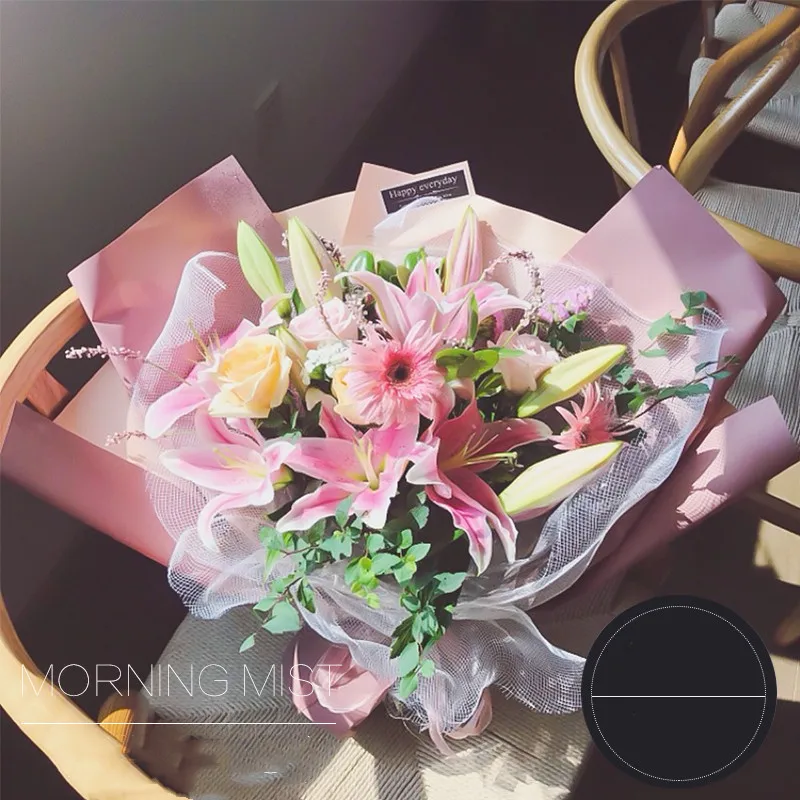 

40 штук евро-золото упаковка Цветок Оберточной Бумага подарочная упаковка ремесло Бумага домашний декор цветочный упаковка букета ткани Бумага s