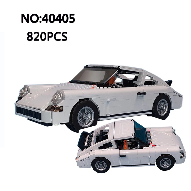 

Hot 820PCS MOC-40405 911 Hypercar Super Racing Car Fit Lepinings Technic Model Building BlocksKids Toys Birthday Christmas Gifts