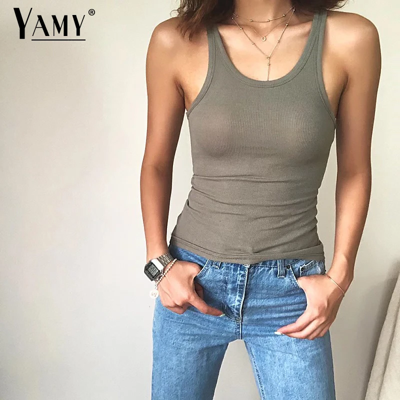 Майка женская на бретельках белый/черный топ в рубчик нижнее белье без рукавов