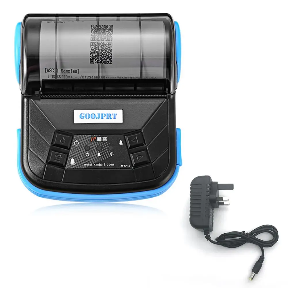 Мини беспроводной термопринтер 80 мм Портативный USB принтер чеков билета POS для IOS