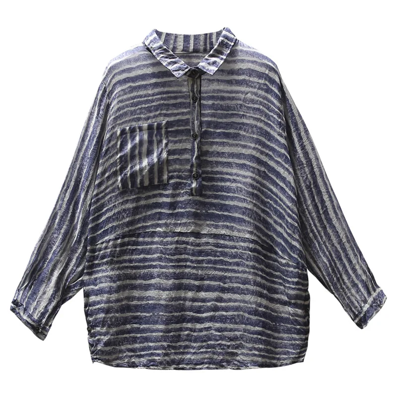 

Max LuLu British Luxury Fashion Streetwear Spring Ladies Striped Loose Blouses Women Vintage Casual Shirts Female Oversized Tops