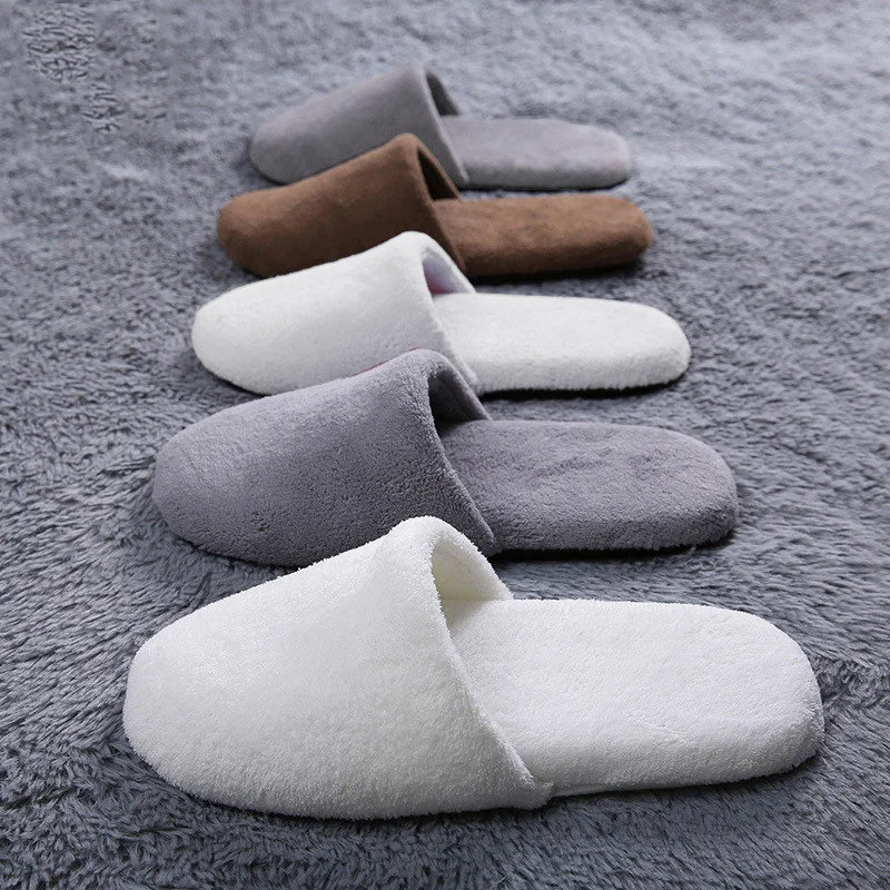 

Candy Color Winter Warm Home Slippers Women Bedroom Autumn Thick Slippers Indoor Fleeces Solid Color Slippers Cotton Floor Hot
