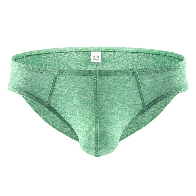 Трусы брифы мужские однотонные пикантное дышащее нижнее белье для взрослых с U