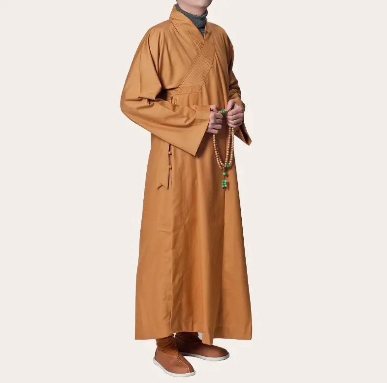 Унисекс Плотная хлопковая одежда сезон весна осень буддийский монах халат