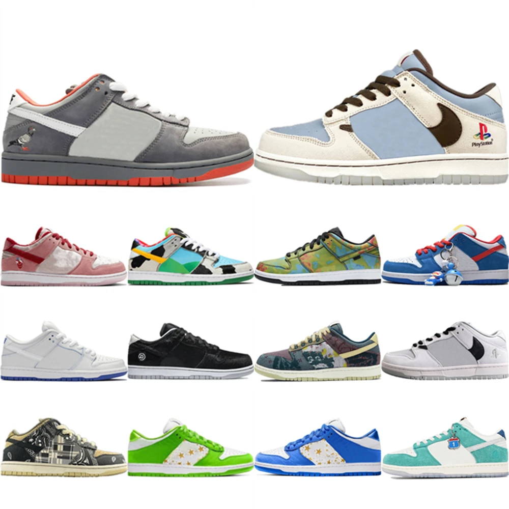 

Chunky Dunky SB Dunks Shadow PlayStation Ben Jerry Skateboarding Sneaker Samba Civilist Premium Low-Top Sports Shoes