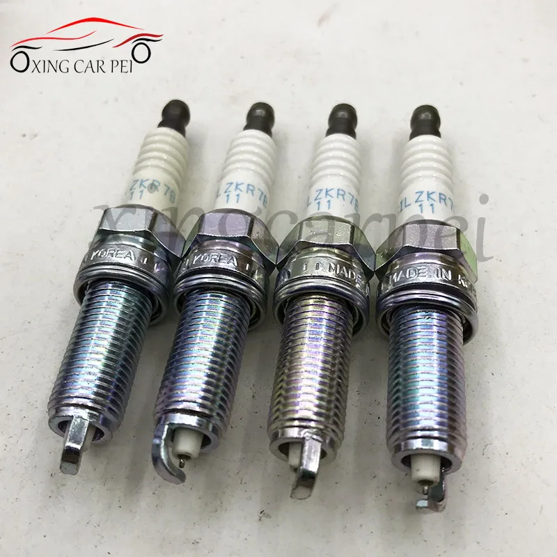 4/6 шт. SILZKR7B11 18846 11070 иридиевая Свеча зажигания для Hyundai Azera Elantra Genesis Santa Fe Tucson Acura ILX
