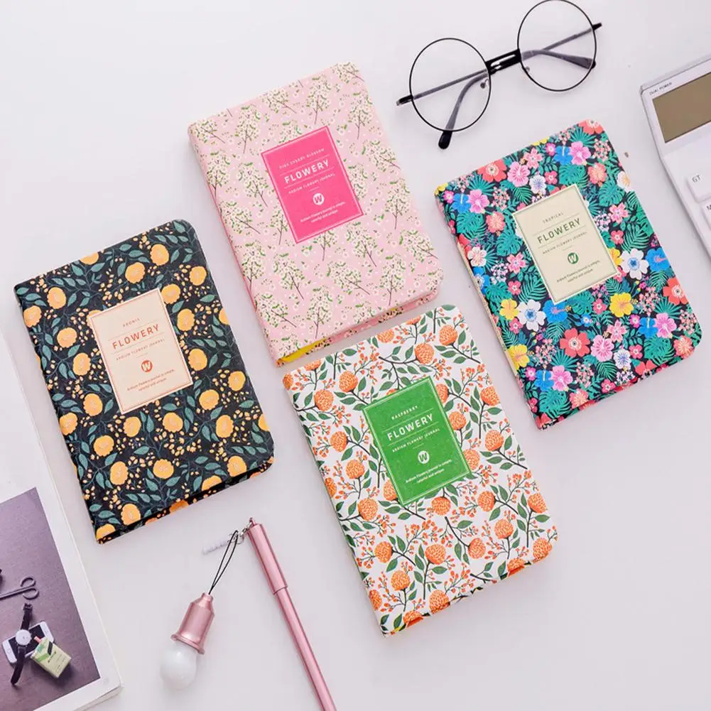 

2020 Flowery Daily Weekly Monthly Planner A5/A6 Notebook Time Memo Planning Organizer Agenda School Office Supplies