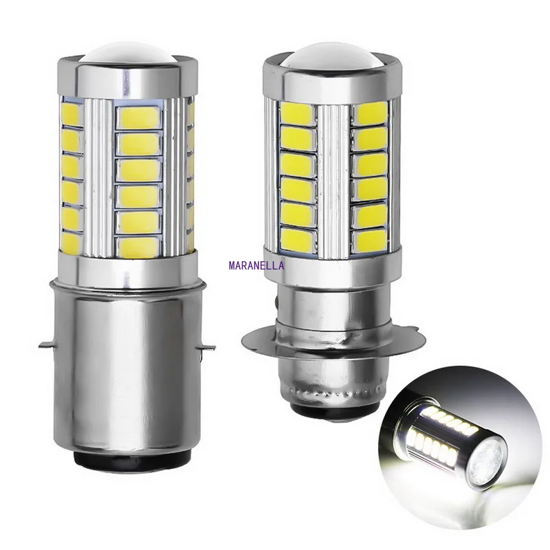 1 шт х PX15D P15D 33 SMD H6M светодиодный Ba20d 5630 туман светильник лампа авто мото велосипед