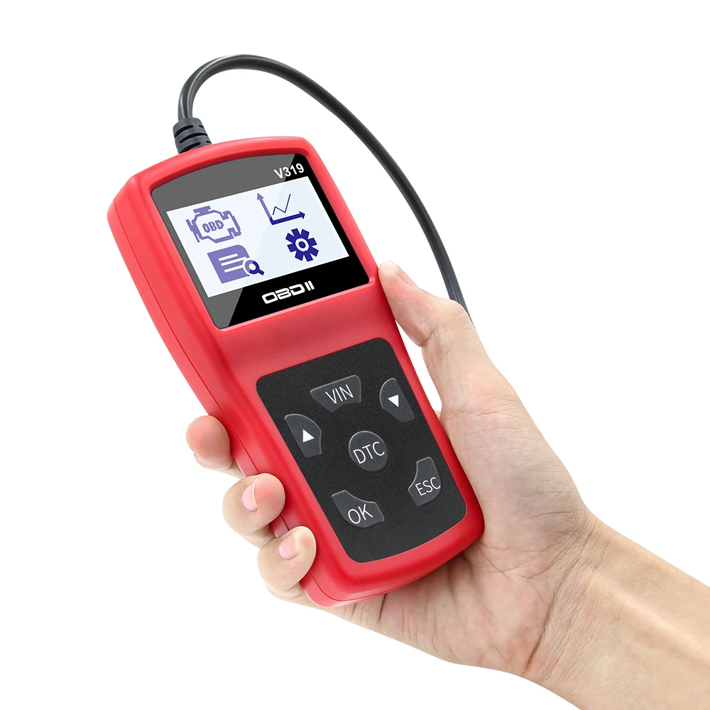Автомобильный диагностический инструмент OBD2 считыватель кодов OBD V319 ELM327 многоязычный Автомобильный сканер Диагностический Авто OBD2 сканер ELM 327