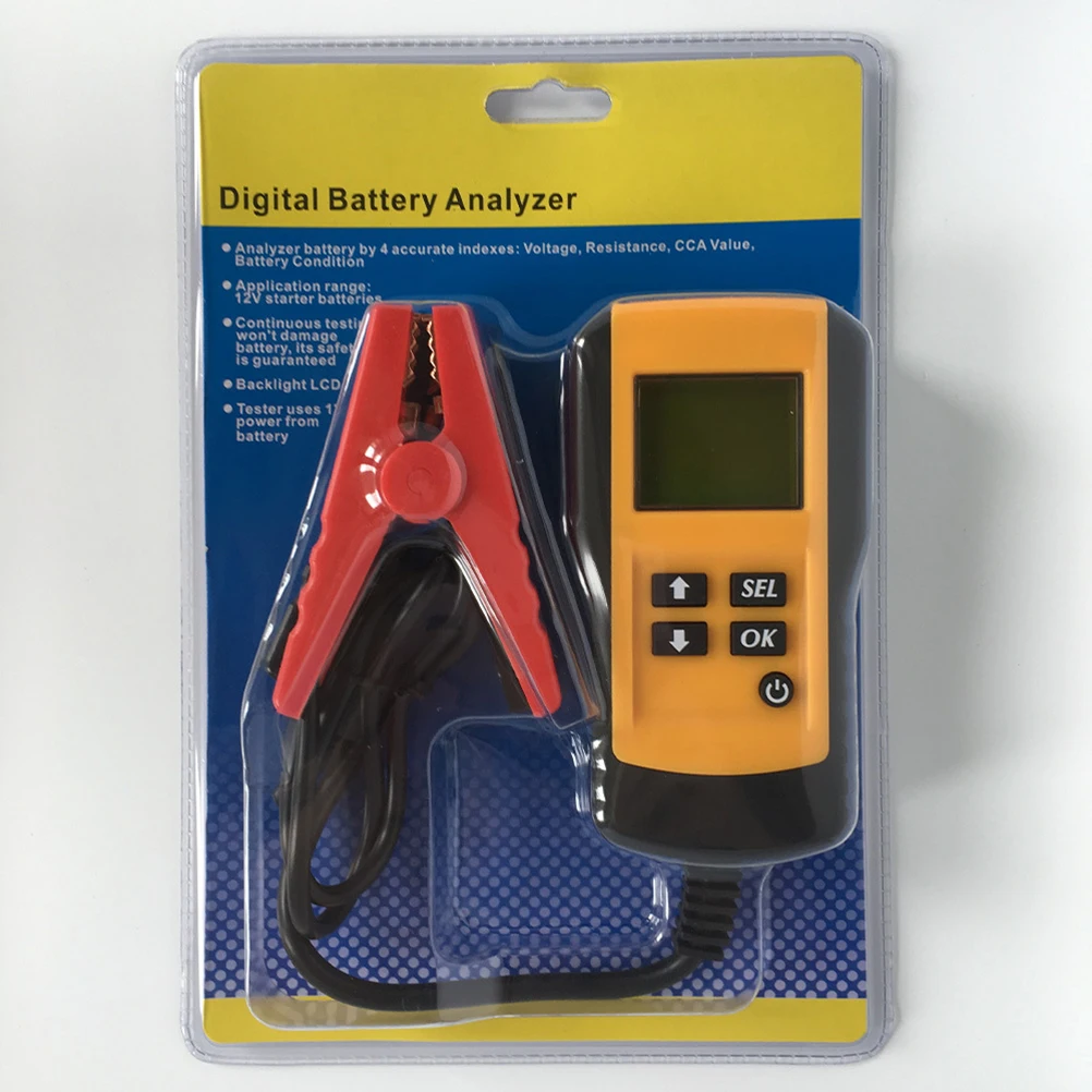 

Car Battery Tester 12V AE300 LCD Digital Auto System Analyzer Automotive Vehicle Car Battery Voltage Ohm Tester Diagnostic Tool