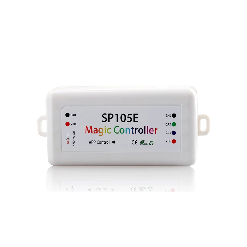 Приложение Smart Bluetooth SP105E IC SPI контроллер Диммер постоянного тока 5V 24V 2048 Пиксели 16