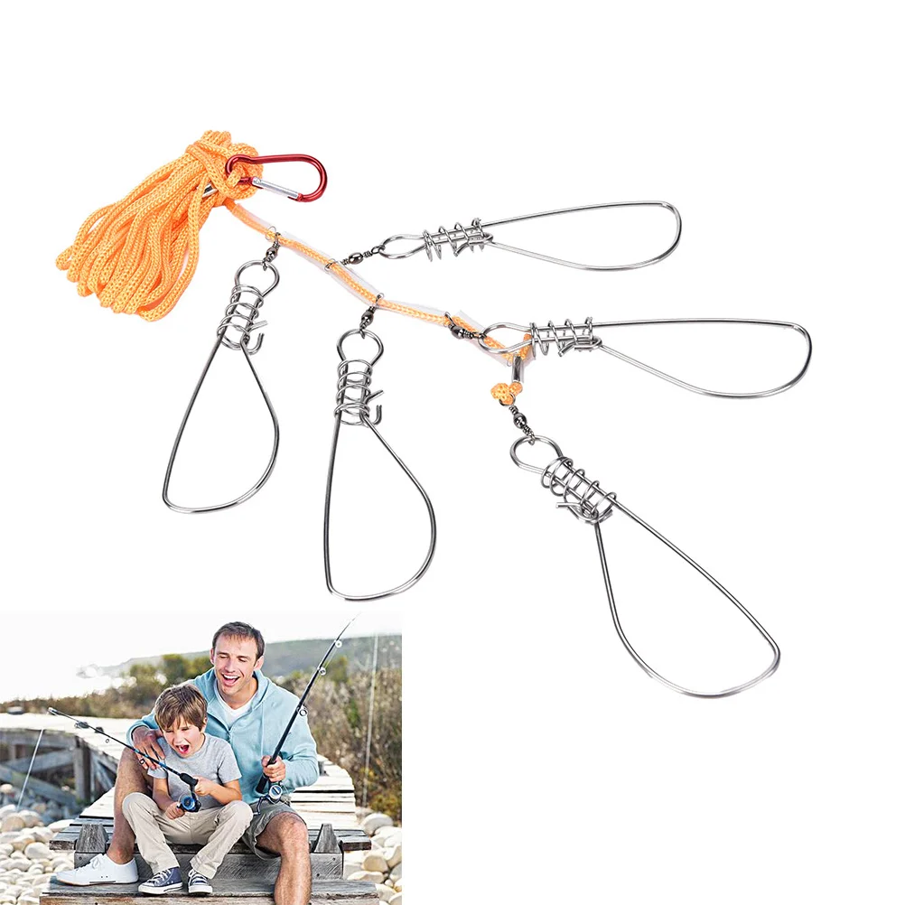 

New 2017 Live Fish Lock Belt Fishing Lock Buckle Stainless Steel Fishing Tackle Tool Wholesale