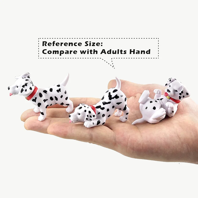 Статуэтка щенка далматинской пятнистой собаки домашний декор аксессуары