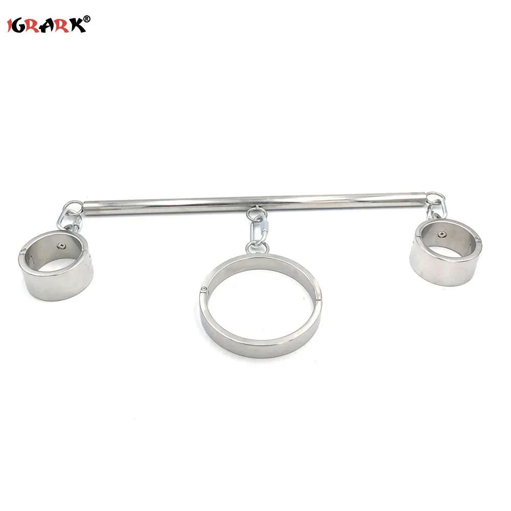 Съемный ошейник-кольцо для связывания из нержавеющей стали наручники манжеты