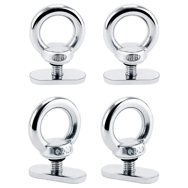 

4 Упаковка, Нержавеющая Сталь Каяк трек Крепление сковать ушко рельсовый аксессуар для каяк каноэ надувная лодка