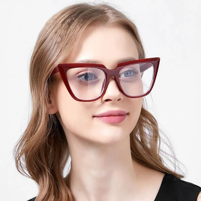 

Vintage Square Clear Lens Glasses Frame Women Men Anti Blue Light Glasses Cat Eye Blocking Blue-ray Computer Eyeglasses