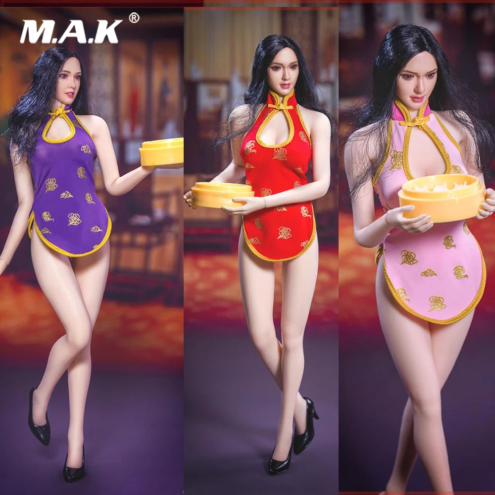 5 цветов масштаб 1/6 MM017 женская сексуальная китайская официантка ультра короткий