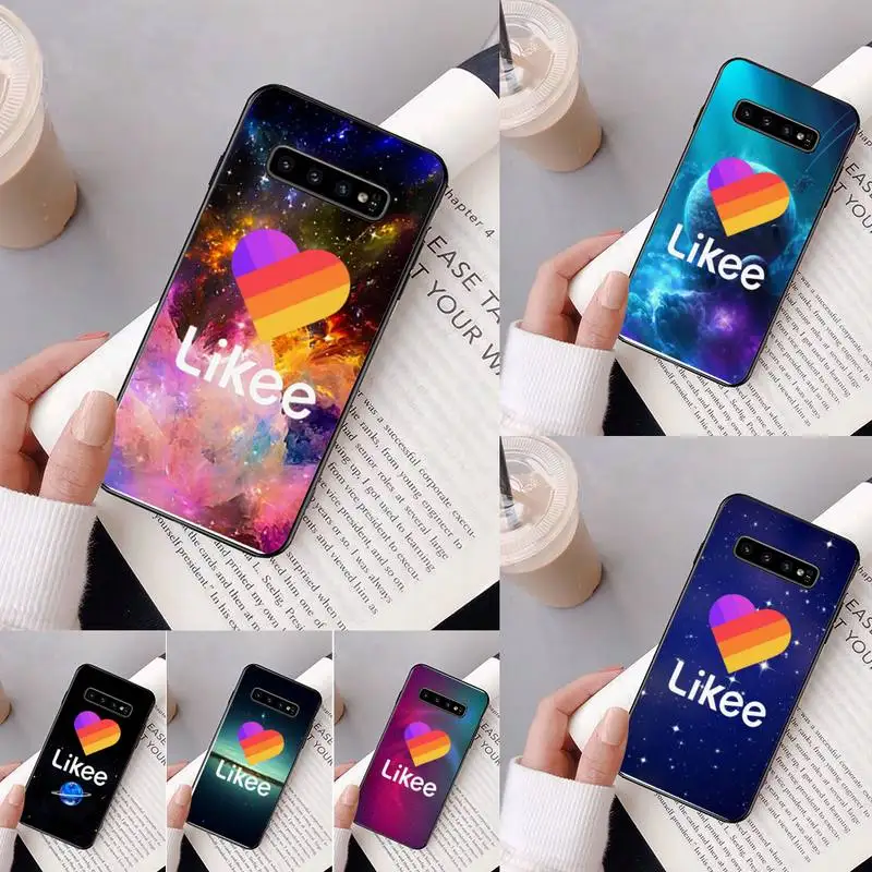 Likee черный мягкий чехол для телефона Samsung S10 E S9 plus S6 edge S7edge S8plus S5|Бамперы| |