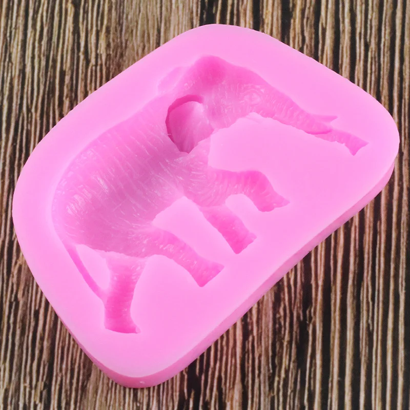 Силиконовая форма в виде слона искусственное мыло с животными конфеты