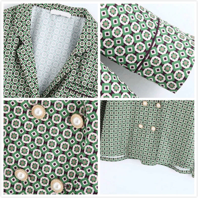 Женский костюм из двух предметов рубашка с длинным рукавом и брюки жемчужным