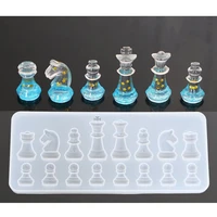 new international chess shaped mold creative silicone diy wedding dessert sugar cake craft casting mould tool kitchen accessory