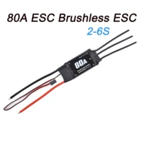 new 80a 2 6s esc brushless esc speed controller for rc fpv airplane helicopter drone