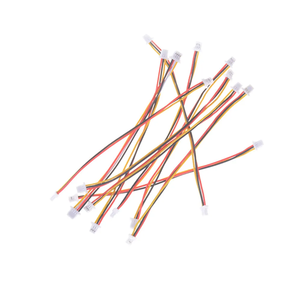 High Quality 10X Mini Micro SH 1.0mm 3-Pin JST Double Connector Plug Wires Cables 100MM | Обустройство дома