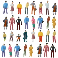 100pcs 1100150 scale model miniature figures n scale painted scenes modelling people assorted poses