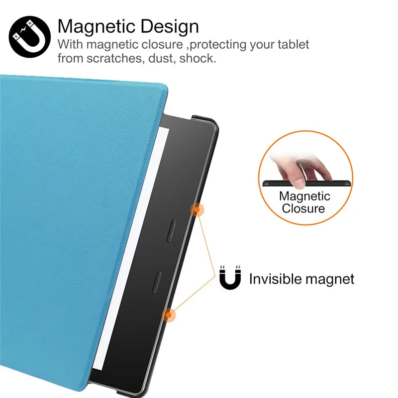 Чехол для Amazon Kindle Oasis 2 3 электронная книга Магнитная Смарт-подставка крышка с авто