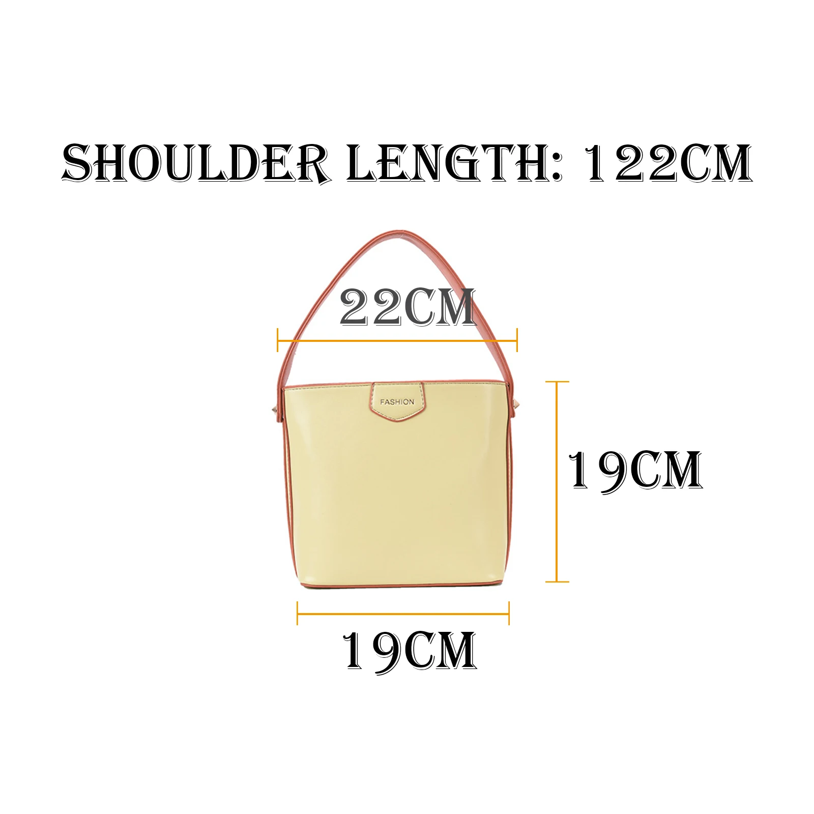 

2021 Summer Women Bucket Women Shoulder Bag Panelled Large Capacity Practical PU Leather Female Handbag WB3997