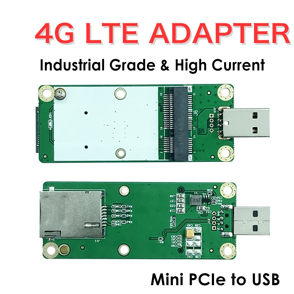 4G LTE промышленный мини адаптер PCIe USB со слотом для SIM карты беспроводного модуля