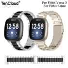 Металлический ремешок для Fitbit Versa 3Sense, сменный Браслет из нержавеющей стали