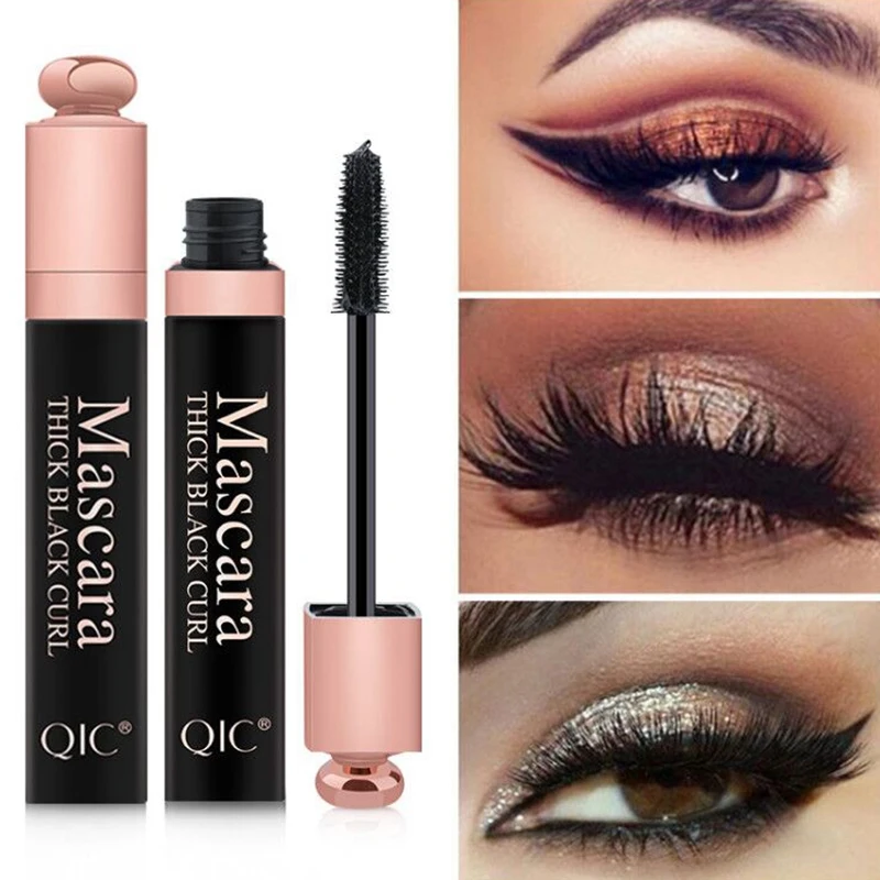 Qic 4D накладные ресницы для наращивания тушь завивки водостойкая натуральный