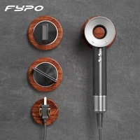 Fypo Hair Dryer Holder Set Wall Mount Storage Rack with Bathroom Storage Organizer for Dyson Supersonic Hair Dryer Holder