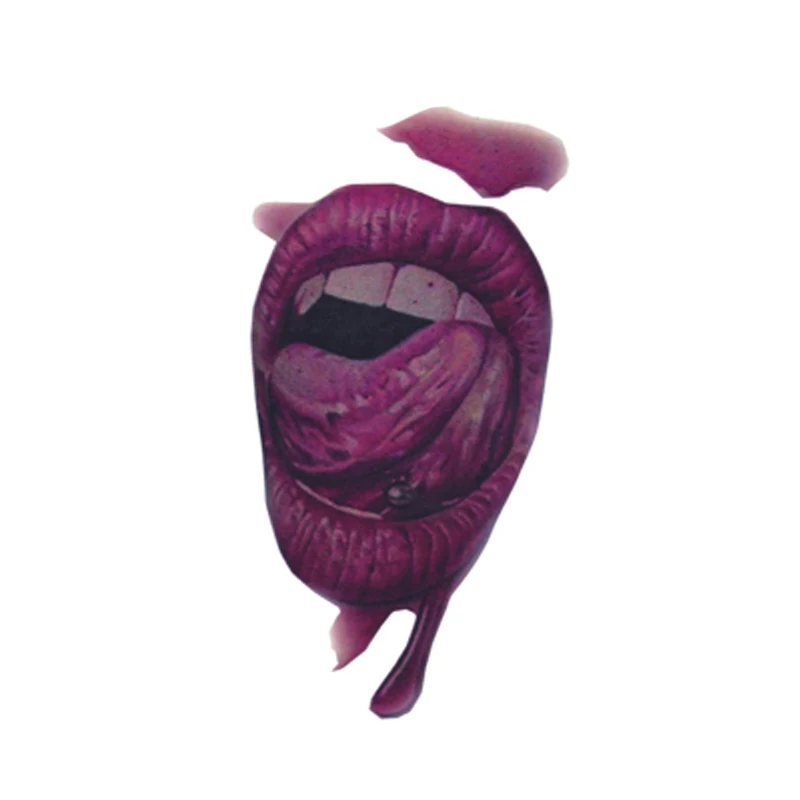 3D страшные водонепроницаемые Временные татуировки Шрам Татуировки наклейки