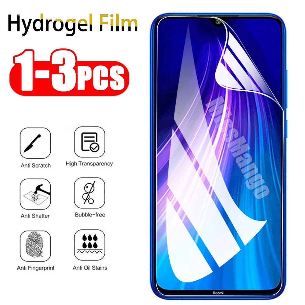 

1-3 pcs Hydrogel Film For Redmi Note 8 Screen Protector For Xiaomi Redmi Note 8 Pro Soft Film For Redmi Note 8T 8 T Not Glass