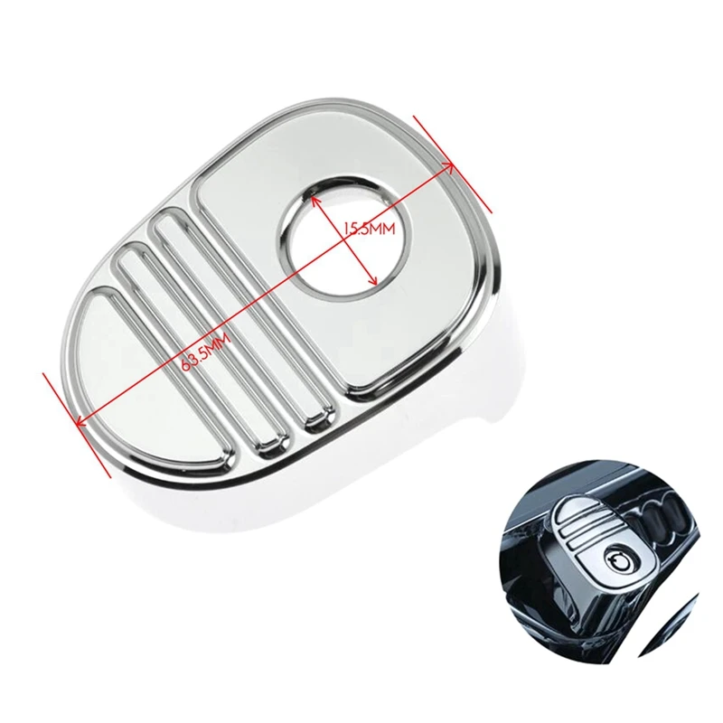 

Motorcycle Metal Ignition Switch Cover for Touring Street Road Glide 14-17