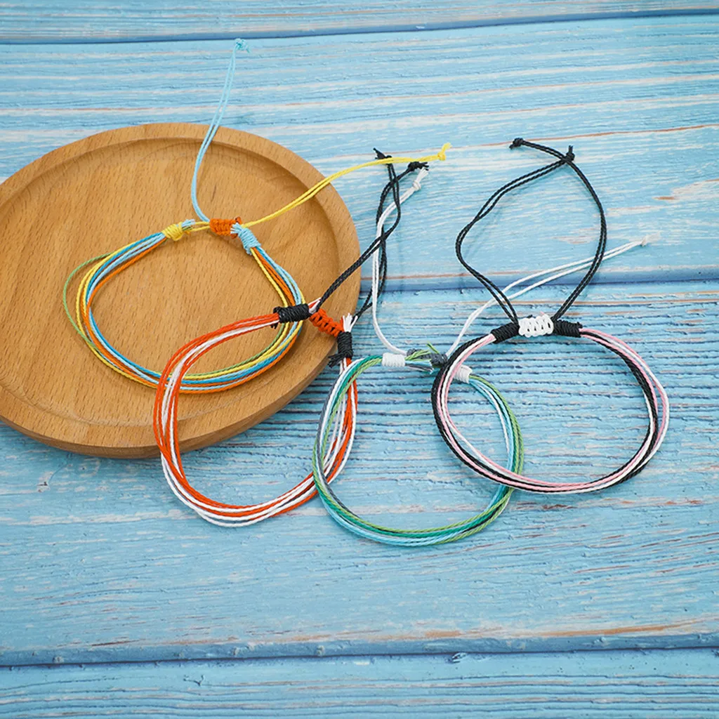 Женские браслеты pulseras mujer moda 2020 erkek 4 шт. водонепроницаемые на шнурках Dreaming Outloud Pack