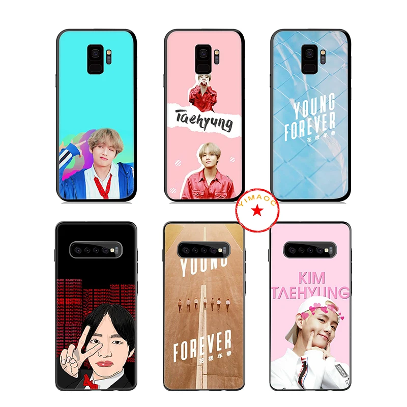 Мягкий силиконовый чехол V Kim Tae Hyung K Pop для Samsung Galaxy A9 A8 A7 A6 Plus 2018 A5 A3 2017 2016 J6 телефон |